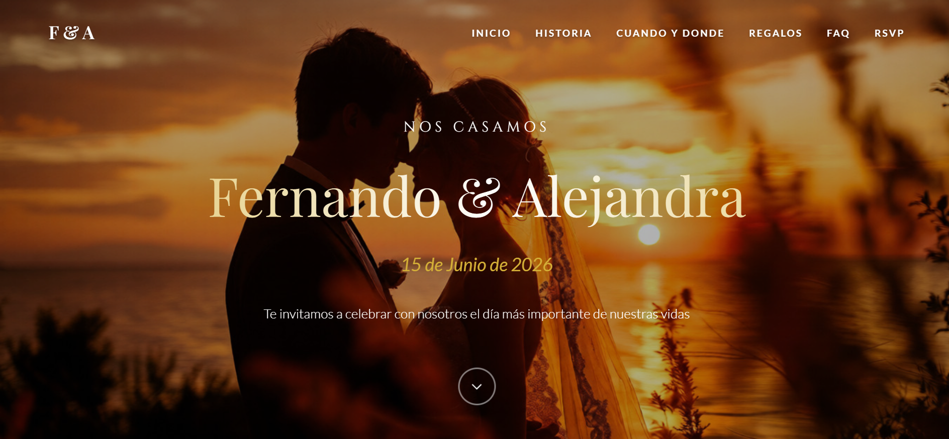 Vista previa de Casamiento Fernando y Alejandra