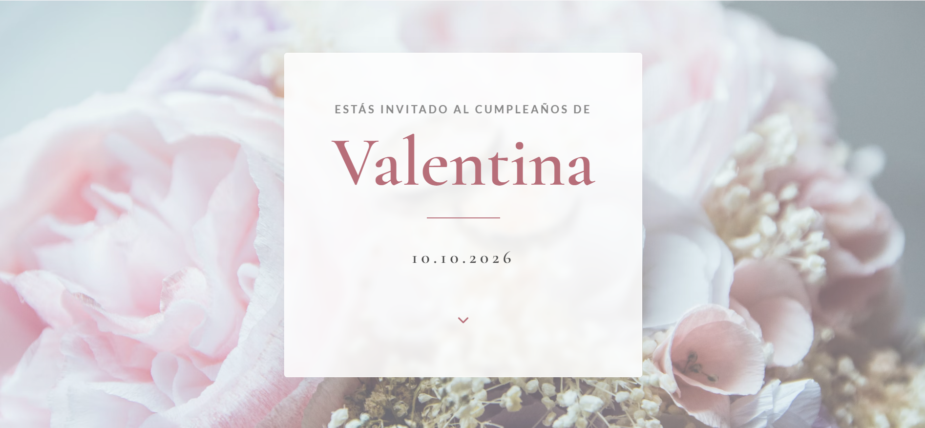 Vista previa de Quince de Valentina